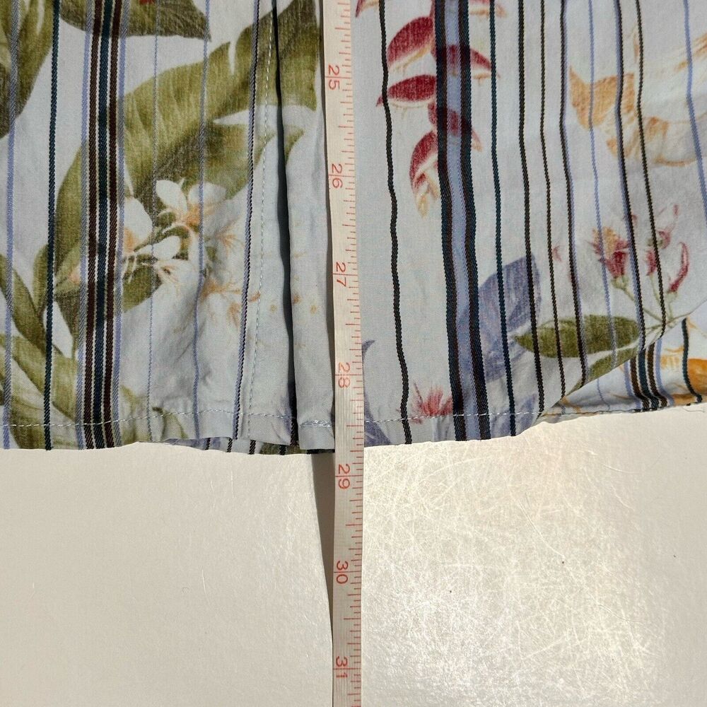 Tommy Bahama Shirt Men’s Medium Tropical Floral Print Button Down Long Sleeve - Picture 7 of 9